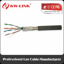 Câble de réseau de triage blindé Câble SFTP Cat5e LAN 4PR 24AWG